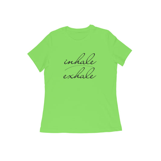 Inhale exhale. Yoga T-shirt