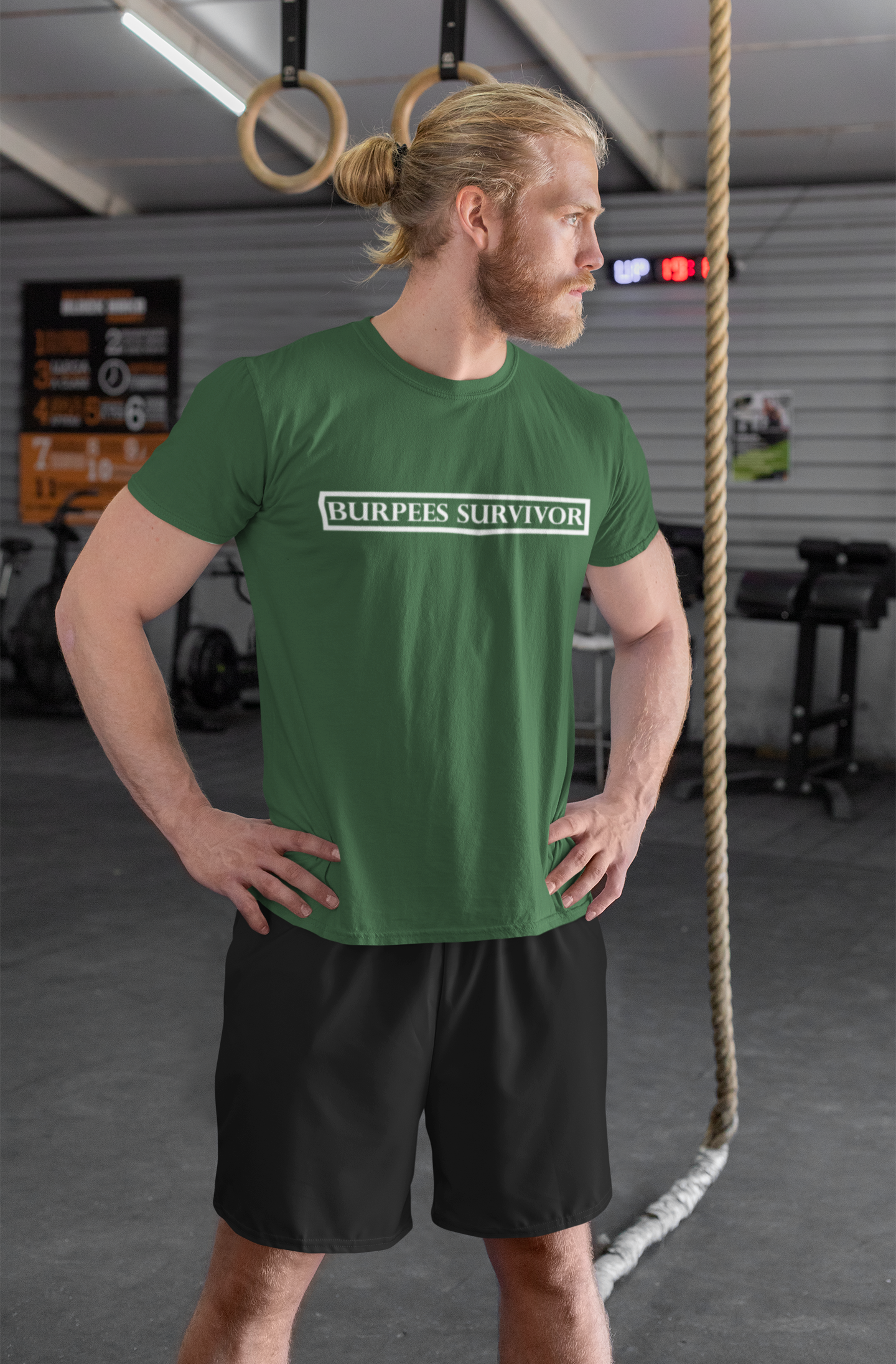 Burpees Survivor CrossFit T-shirt
