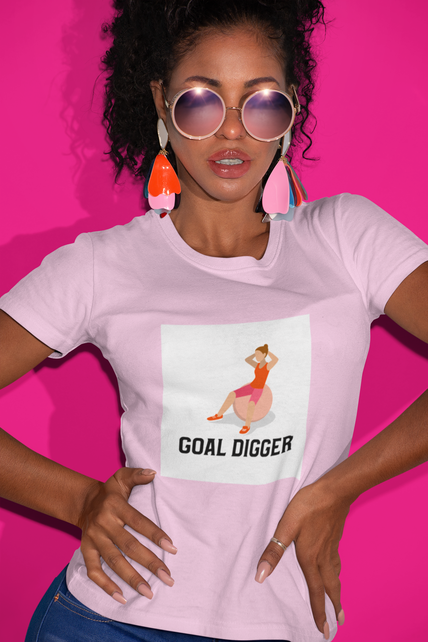 Goal Digger Workout T-shirt