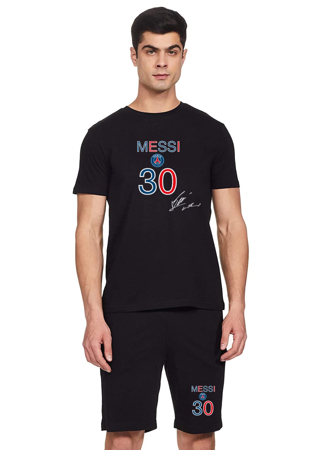 Messi No. 30 Tshirt and Shorts Co-ordinate set