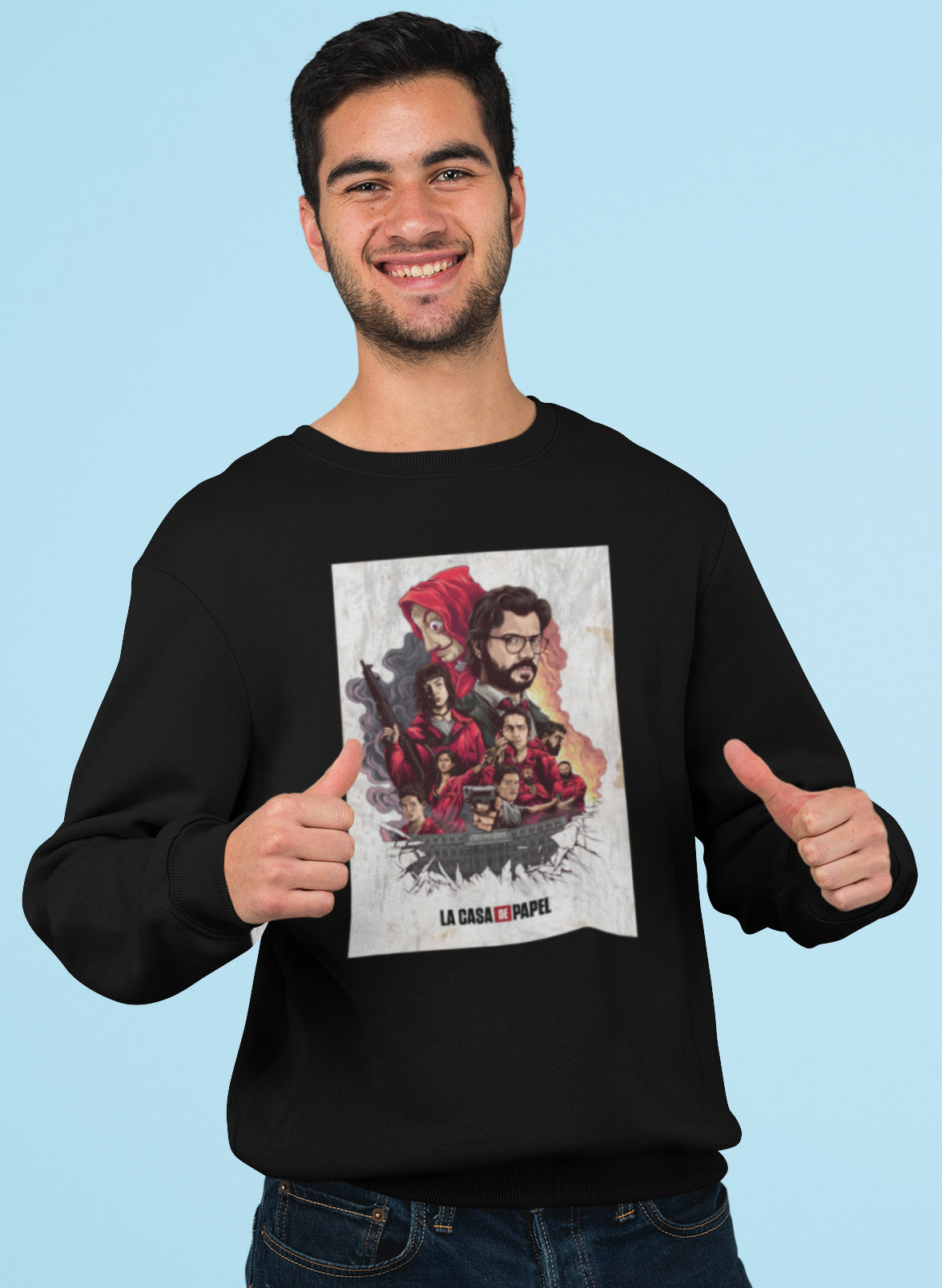Money Heist Graphic Sweatshirt